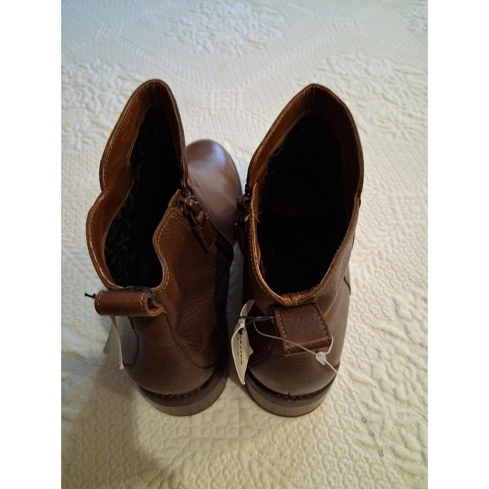 Cole Haan Womens River Chelsea Bootie Waterproof Boot Brown Leather Zip Size 10 - Picture 4 of 6